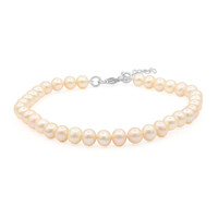 Bracelet en argent et Perle de culture d'eau douce (TPC)