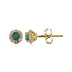 Boucles d'oreilles en argent et Grandidierite