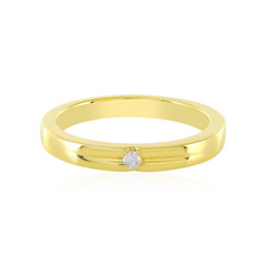 Bague en argent et Diamant PK (J)