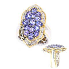 Bague en argent et Tanzanite (Gems en Vogue)