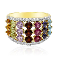 Bague en argent et Améthyste