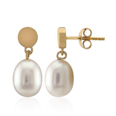 Boucles d'oreilles en argent et Perle de culture d'eau douce