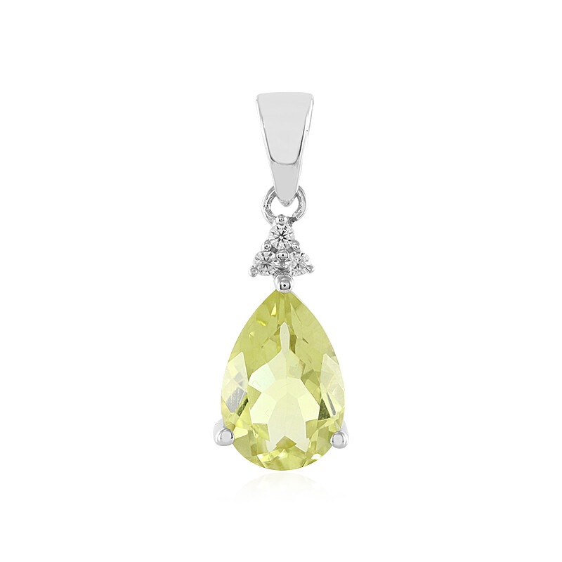 Collier Pendentif Quartz Transparent Et 7 Pierres Chakra Plaqué Argent
