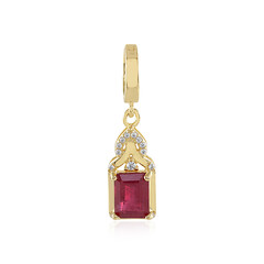 Pendentif en argent et Rubis de Bemainty