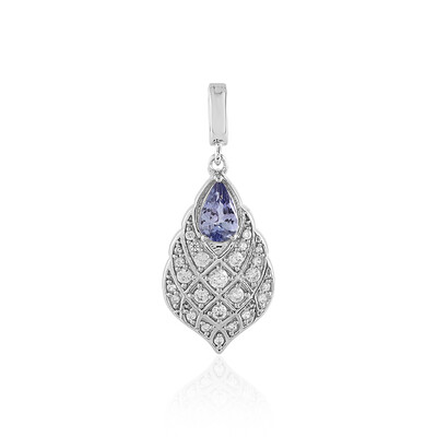 Pendentif en argent et Tanzanite non chauffée