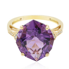 Bague en or et Améthyste