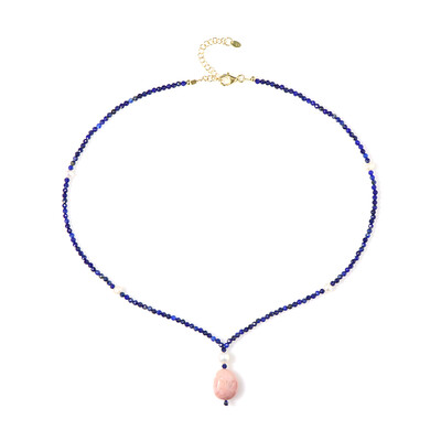 Collier en argent et Opale rose