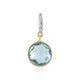 Pendentif en or et Topaze bleu ciel