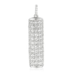 Pendentif en argent et Topaze blanche