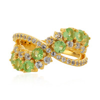 Bague en argent et Grenat Tsavorite