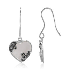 Boucles d'oreilles en argent et Nacre