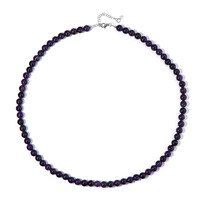 Collier en argent et Améthyste de Zambie