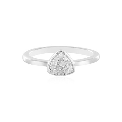 Bague en argent et Diamant I2 (I)