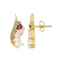 Boucles d'oreilles en argent et Quartz rose