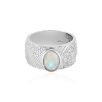 Bague en argent et Opale Welo (SAELOCANA)