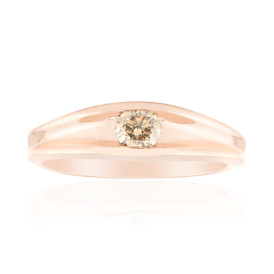 Bague en or et Diamant rose de France VS1 d'Argyle (Annette)