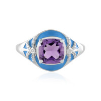 Bague en argent et Améthyste