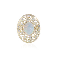 Bague en or et Opale Welo (Ornaments by de Melo)