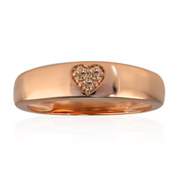 Bague en or et Diamant rose de France SI1 d'Argyle 
