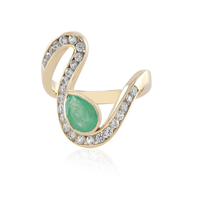 Bague en or et Emeraude de Russie (Adela Gold)