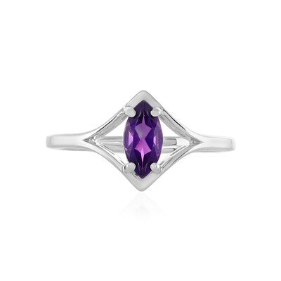 Bague en argent et Améthyste