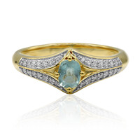 Bague en or et Grandidierite (AMAYANI)