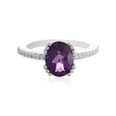 Bague en argent et Améthyste de Sibérie