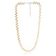 Collier en argent et Perle de culture d'eau douce de couleur pêche (TPC)