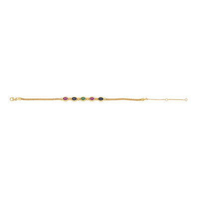 Bracelet en argent et Emeraude de Zambie