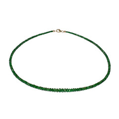 Collier en or et Grenat Tsavorite