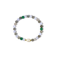 Bracelet et Perle blanche de culture d'eau douce (Riya)