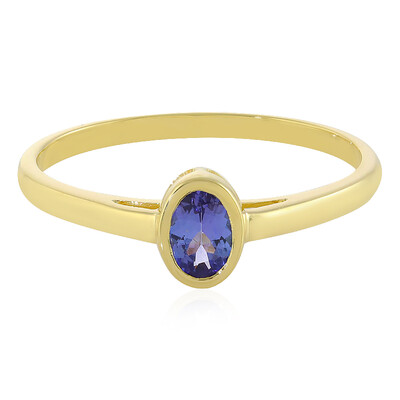 Bague en or et Tanzanite AAA