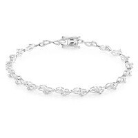 Bracelet en argent et Zircon
