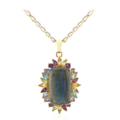 Collier en argent et Labradorite
