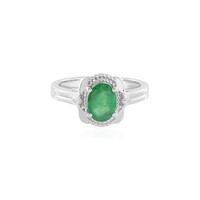 Bague en argent et Emeraude de Zambie