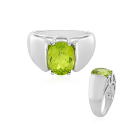 Bague en argent et Péridot de l'Arizona