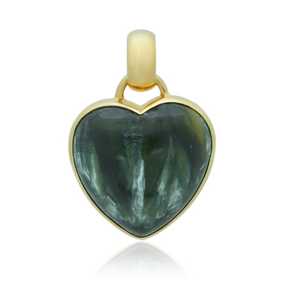 Pendentif en argent et Séraphinite