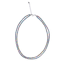 Collier en argent et Hématite mystique