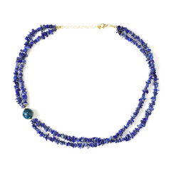 Collier en argent et Chrysocolle