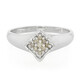 Bague en argent et Diamant chocolat