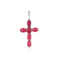 Pendentif en argent et Rubellite