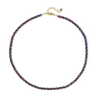 Collier en argent et Hématite mystique