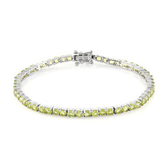 Bracelet en argent et Péridot