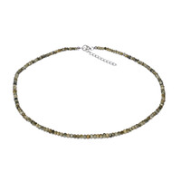 Collier en argent et Chrysobéryl