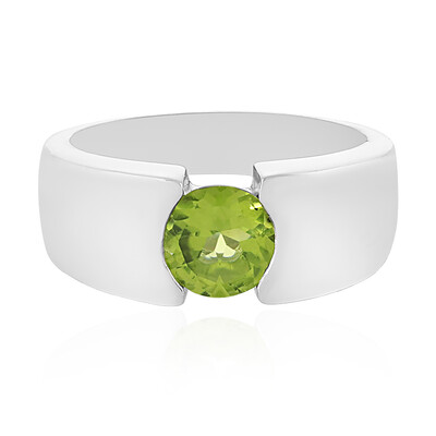 Bague en argent et Péridot