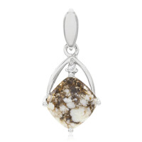 Pendentif en argent et Magnésite