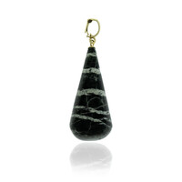 Pendentif en argent et Séraphinite (CUSTODANA)