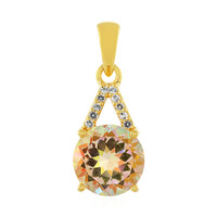 Pendentif en argent et Quartz Luna
