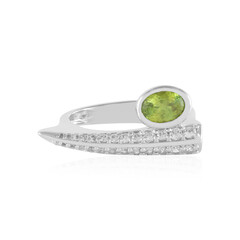 Bague en argent et Sphène (de Melo)