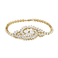 Bracelet en argent et Topaze blanche
